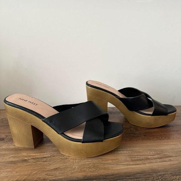 NWOT Nine West slip on chunky heel women’z size 10 - Picture 1 of 2